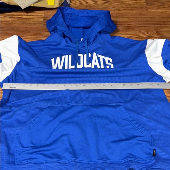 NWOT NIKE DRI-FIT KENTUCKY WILDCATS MENS XL BLUE JERSEY HOODIE KANGAROO POUCH - Picture 5 of 9
